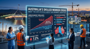 Read more about the article Australia’s Skilled Worker Crisis: What the Data Reveals About Our Growing Labour Gap